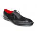 Emilio Franco "Antonio" Black Genuine Italian Suede Leather Lace-Up Dress Shoes.